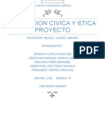 Formacion Civica y Etica Proyecto