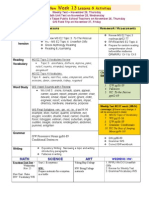 6 Yellow Week 13 Lessons Activities