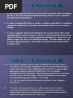 Rule 09 - Narrow Channels