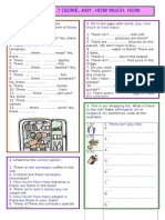 Learn about there is, there are and quantifiers with this grammar worksheet