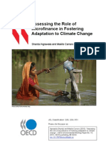 Assessing The Role of Micro Finance in Adaptation To Climate Change