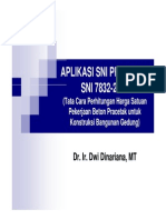 SNI 7832-2012 Aplikasi Tata Cara Perhitungan Harga Satuan Pekerjaan Beton Pracetak Untuk Bangunan Gedung