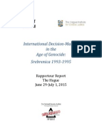 International Decision Making in the Age of GenocideRapporteur Report