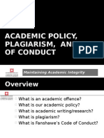 Week 4 - Academic Policy and Student Code of Conduct 1HW12