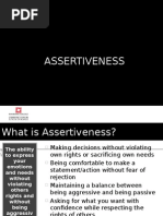 Week 13 - Assertiveness and Independence - 1HW12