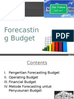 Forecasting Budget