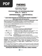 Fundep 2009 Fhemig Profissional-De-Enfermagem-obstetricia Prova