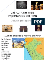 Las Culturas Mas Importantes Del Peru