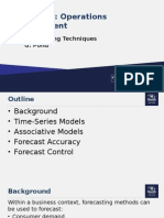 Week 7 - Forecasting