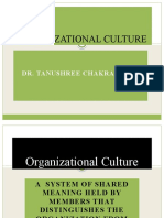 Organizational Culture-DR. TANUSHREE CHAKRABORTY