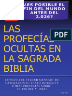 Profecías Ocultas en La Sagrada Biblia