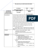 Spo Pelaksanaan Audit Hand Hygiene