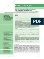 Comparison of the Efficacy of Combination Therapy of Prednisolone - Acyclovir With Prednisolone Alone in Bell’s Palsy(1)