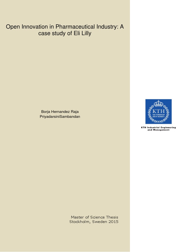 Eli Lilly R&D Innovation Setup | PDF
