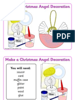 Make A Christmas Angel Decoration