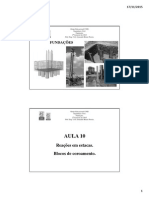 Aula 10 - Reações em Estacas. Blocos de Coroamento.