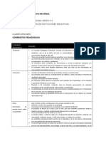 Cuadro Comparativo, Escuelas Pedagogicas Metodologia Contenidos y Evaluacion