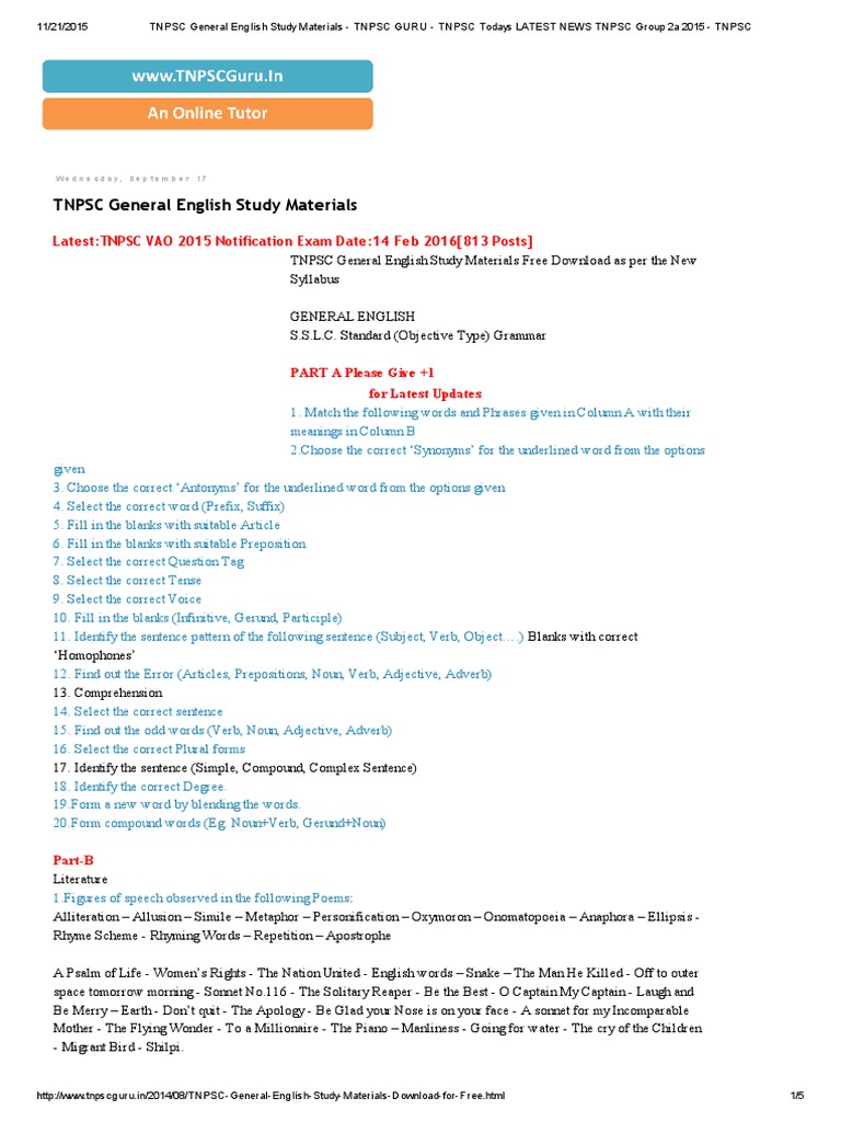 worksheet Allusion Worksheet all grade worksheets allusion worksheet tnpsc general english study materials guru tnpsc