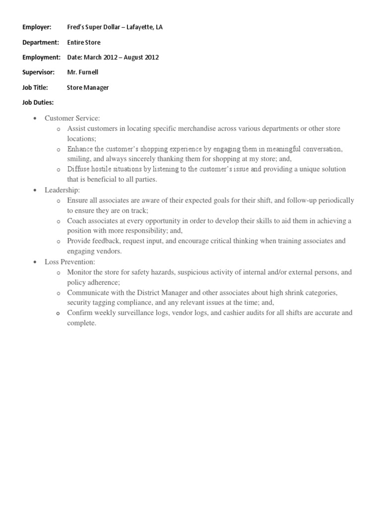 Freds Info | PDF