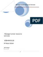 Manage Human Recource Services BSBHRM501B (Unit 1)