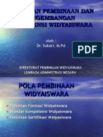 KEBIJAKAN PEMBINAAN WIDYAISWARA - PPT Padang