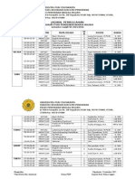 Jadwal Perkuliahan Jam Bru