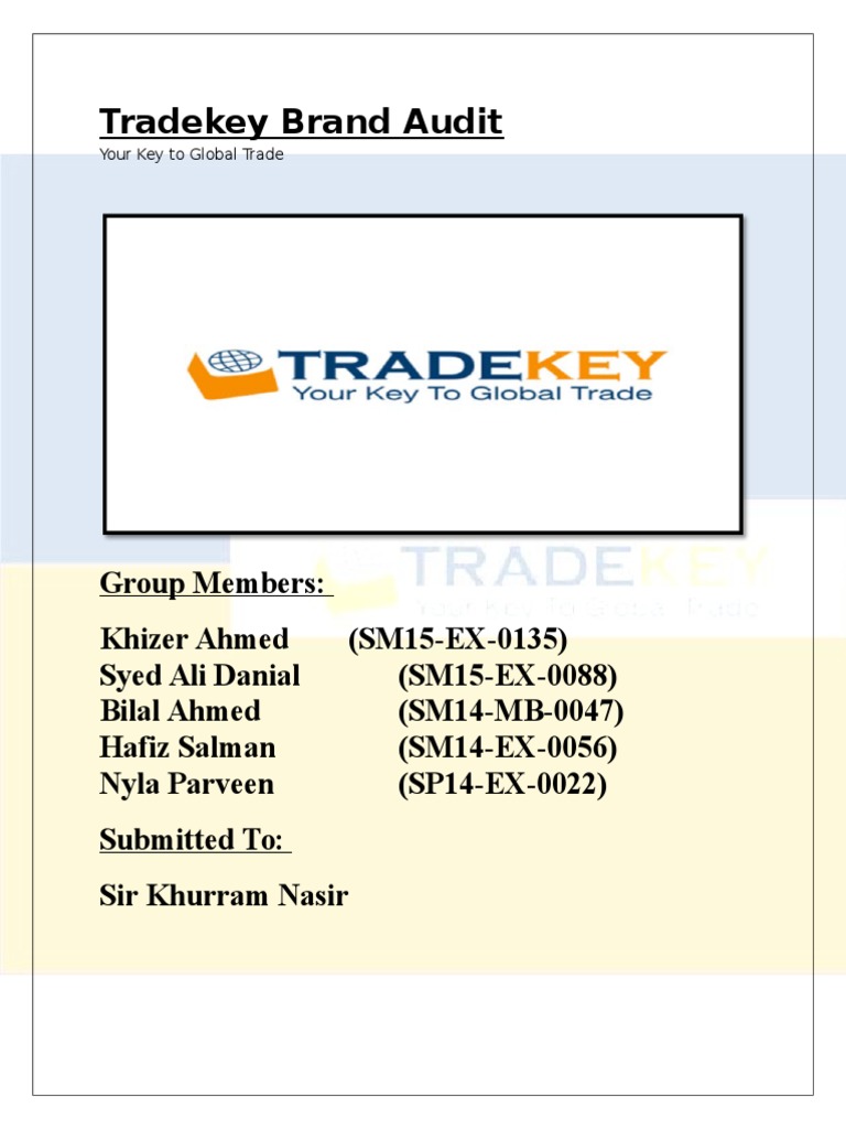 Tradekey Brand Audit Overview | PDF | Alibaba Group | Search Engine ...