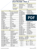 Wireshark Display Filters