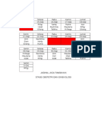 Jadwal Jaga Tambahan Stase Obstetri Dan Ginekologi