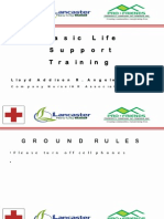 B Asic Life Support Training: Lloyd Addison R. Angeles, RN