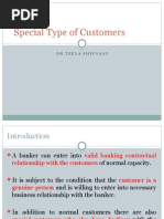 Special Types of Customers