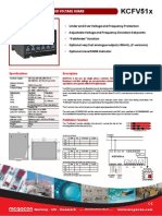 KCFV51x: Single Phase - Frequency and Voltage Guard