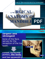 Surgical Anatomy of Mandible: Department of Oral and Maxilofacial Surgery