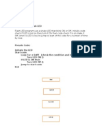 MicroProcessor Pesudocode Blockdiagram