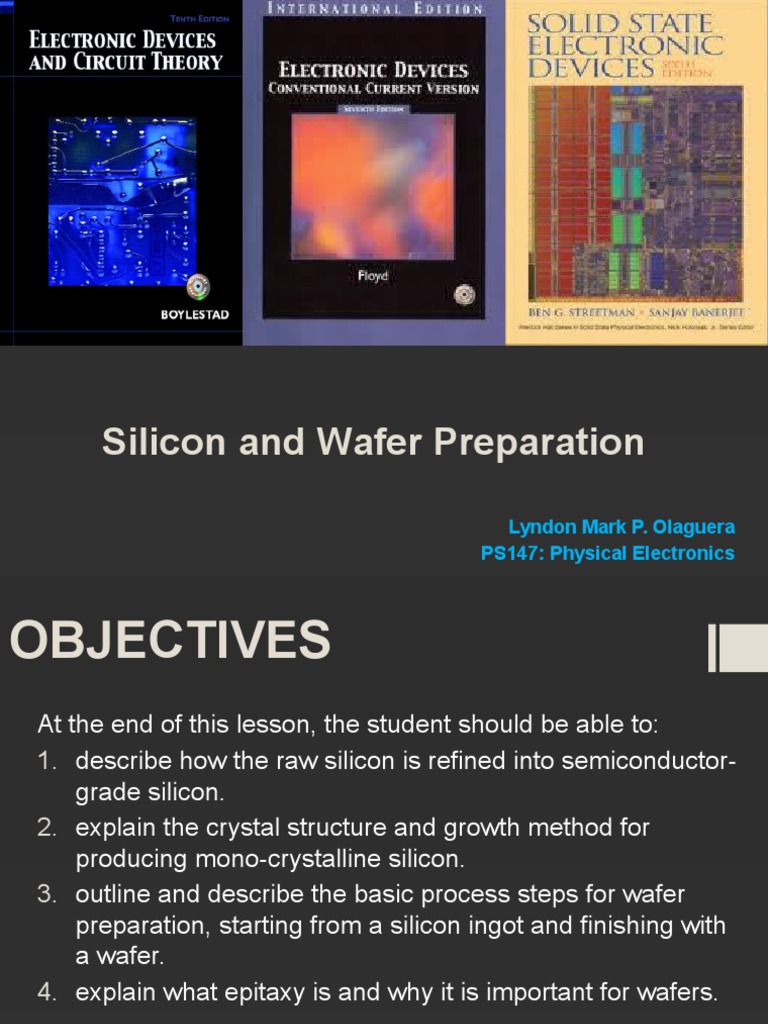 Silicon Wafer Fabrication | PDF | Silicon | Semiconductor Device ...