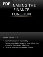 CHAPTER 12-Managing The Finance Function