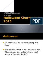 Halloween Charity Fair 2015: English II - Report by Muhammad Fazle Rabbi ID: 5738032