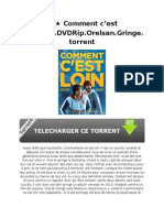 ˜ҩ Comment c'est loin.2015.DVDRip.Orelsan.Gringe.torrent