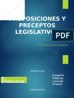 Proposiciones y Preceptos Legislativos - PPTX Completo