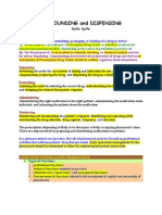 Compounding and Dispensing