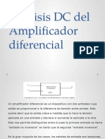 Analisis DC Amplificador Diferencial