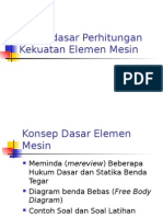 2 Dasar-dasar Perhitungan Kekuatan Elemen Mesin