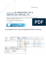 Instalar Windows XP A Partir de Virtual PC