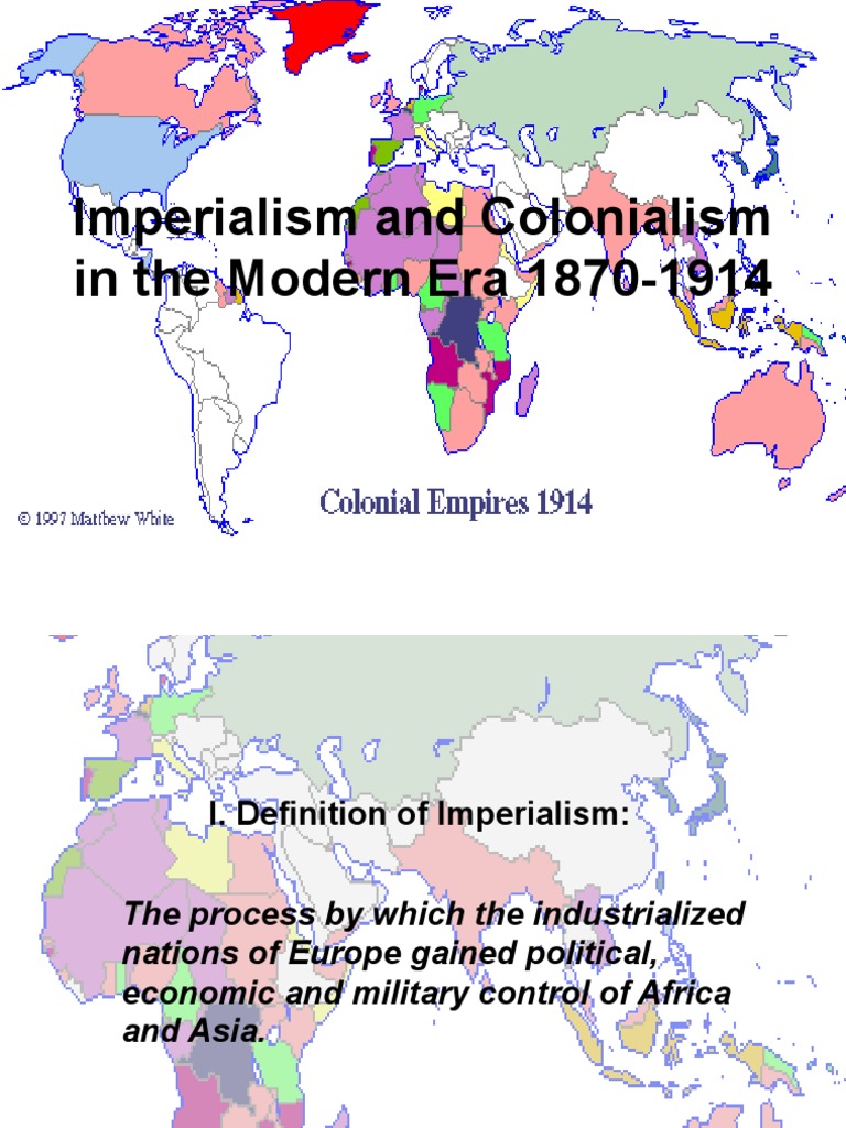 Imperialism and Colonialism | PDF | Imperialism | Age Of Discovery