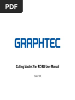 Cutting Master 2 For ROBO User Manual