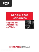 Condiciones Seguro Viaje Mapfre