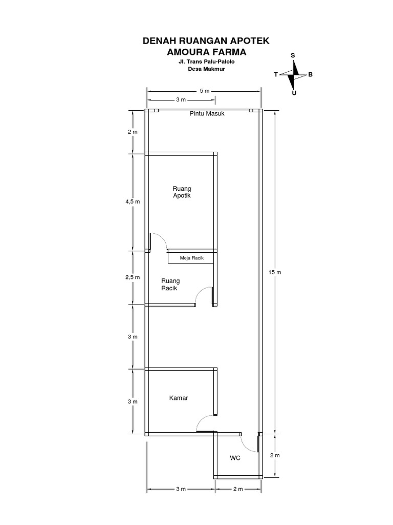Contoh Denah Peta Apotek