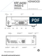 AR-404/KRF-A4030/ A4030E/A4030-S: Service Manual