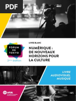 Livre Blanc Du Forum de Tokyo: "Numérique: de Nouveaux Horizons Pour La Culture"