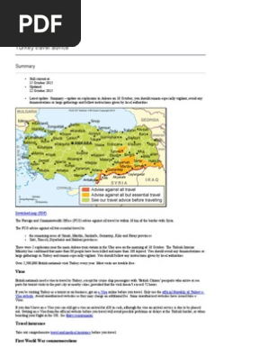 Turkey Travel Recommendations